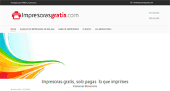 Desktop Screenshot of impresorasgratis.com