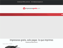 Tablet Screenshot of impresorasgratis.com